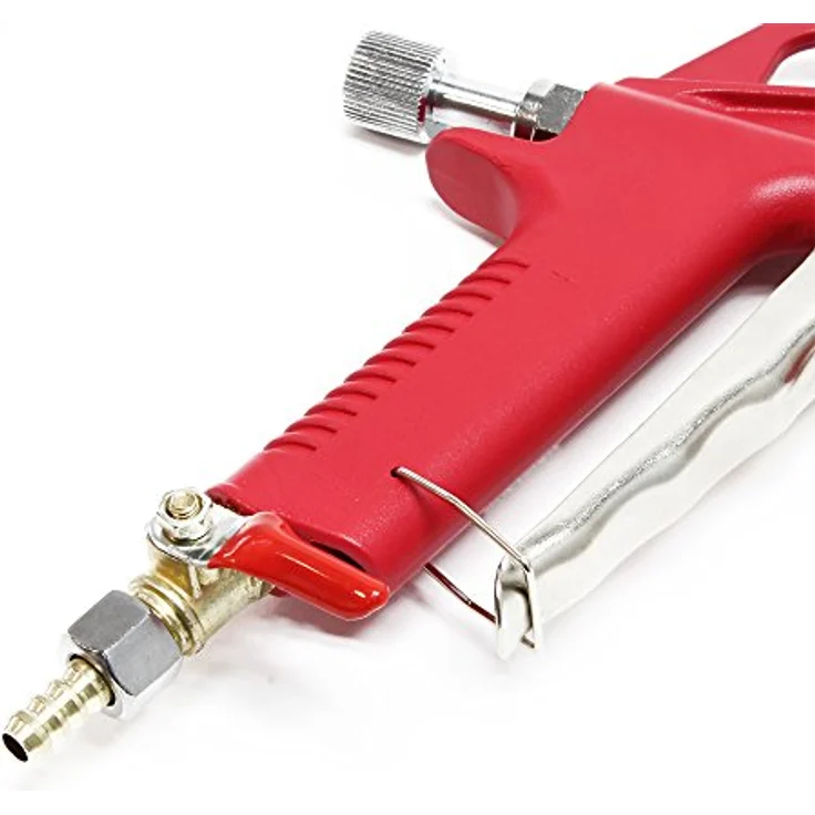 Trichterpistole 6 L mit 3 Düsen Spritzpistole mit Druckluft zum Verputzen – Bild 6