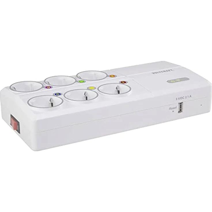 VOLTCRAFT SEM8500 Energiekosten-Messgerät inkl. Funksteckdosen, Datenexport, Datenloggerfunktion, Kostenprognose, Stromtarif – Bild 2