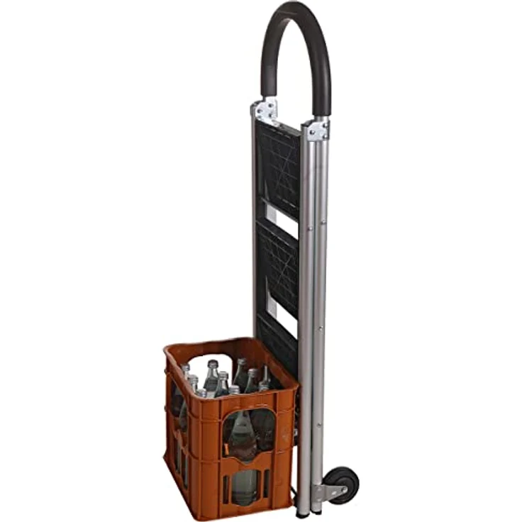 Generisch Mehrzweckleiter/Sackkarre mit Rollen/Multifunktionsleiter klappbar mit 3 Stufen belastbar bis 100kg – Bild 5
