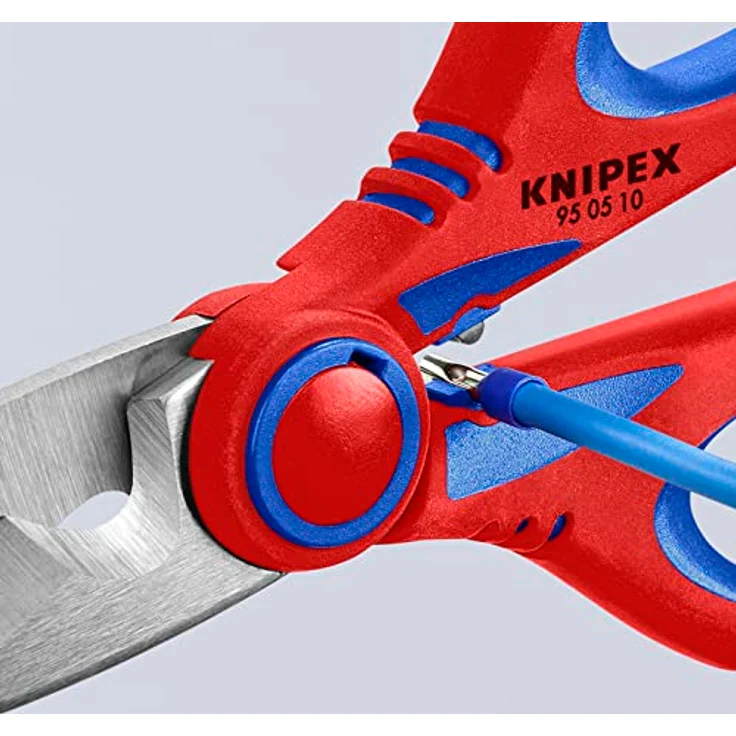 Knipex Elektrikerschere mit Mehrkomponenten-Hüllen, glasfaserverstärkt 160 mm 95 05 10 SB - Preisvergleich – Bild 5