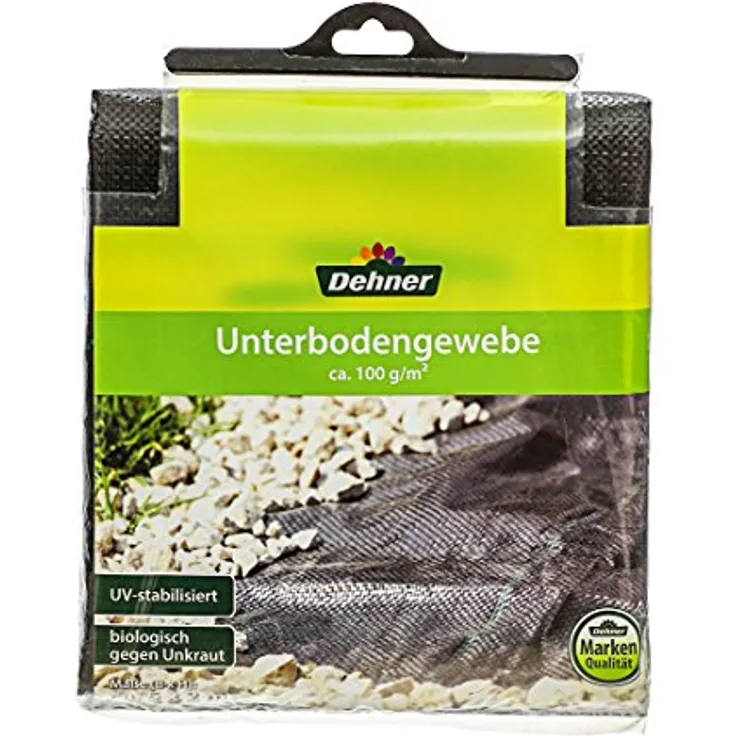 Dehner Unterbodengewebe, ca. 5 x 2 m, Kunststoff, schwarz