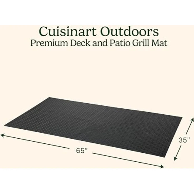 Cuisinart CGMT-300 Premium Deck and Patio Grill Mat, 65? x 36 – Bild 2