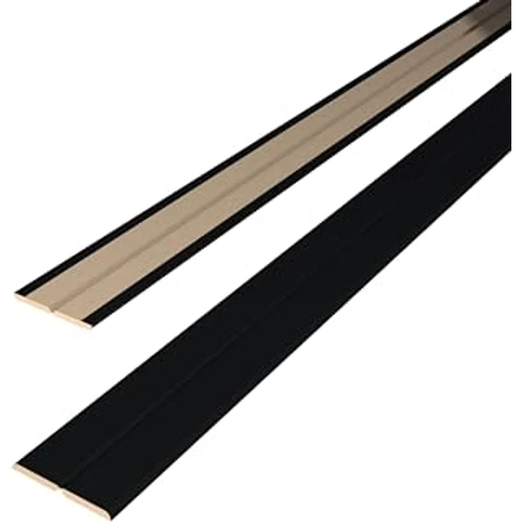 EGGER Faltleiste 'DecoWall FL537', flexible schwarze Übergangs- und Abschlussleiste, 2400 x 22 x 22 mm – Bild 3