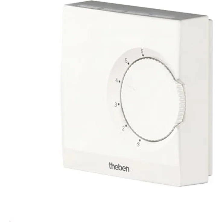 Theben Ramses 701 S, elektronisches Raumthermostat mit Snap-Funktion, Wandmontage/Aufputz, Solltemperatur-Begrenzung – Bild 1