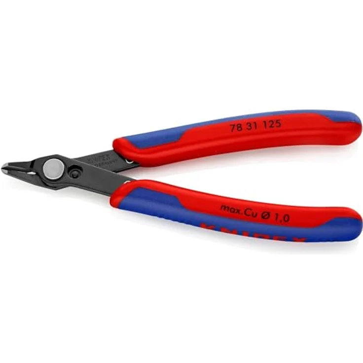 KNIPEX 78 31 125 Electronic Super Knips brüniert mit Mehrkomponenten-Hüllen 125 mm – Bild 2
