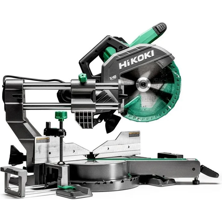 HiKOKI Kappsäge C10FSB2WAZ, 254 mm präzise Kappsäge mit LED Licht und kompaktem Design, 1450 W