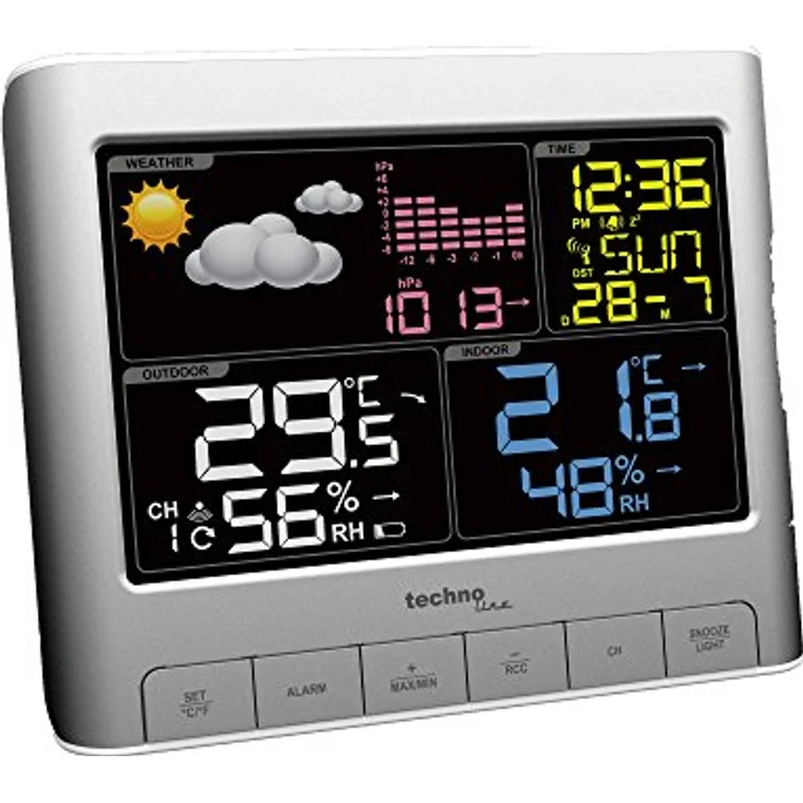 Technoline Wetterstation WS6449 silber – Bild 3