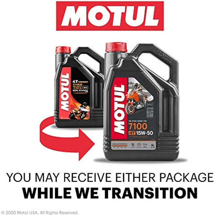 Motul 104299 7100 4T, 15 W-50, 4 L – Bild 2