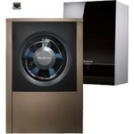 Buderus Logatherm WLW196i-4, reversible Luft-Wasser-Wärmepumpe mit 2,79 kW Heizleistung und EMS-plus Steuerung, schwarz