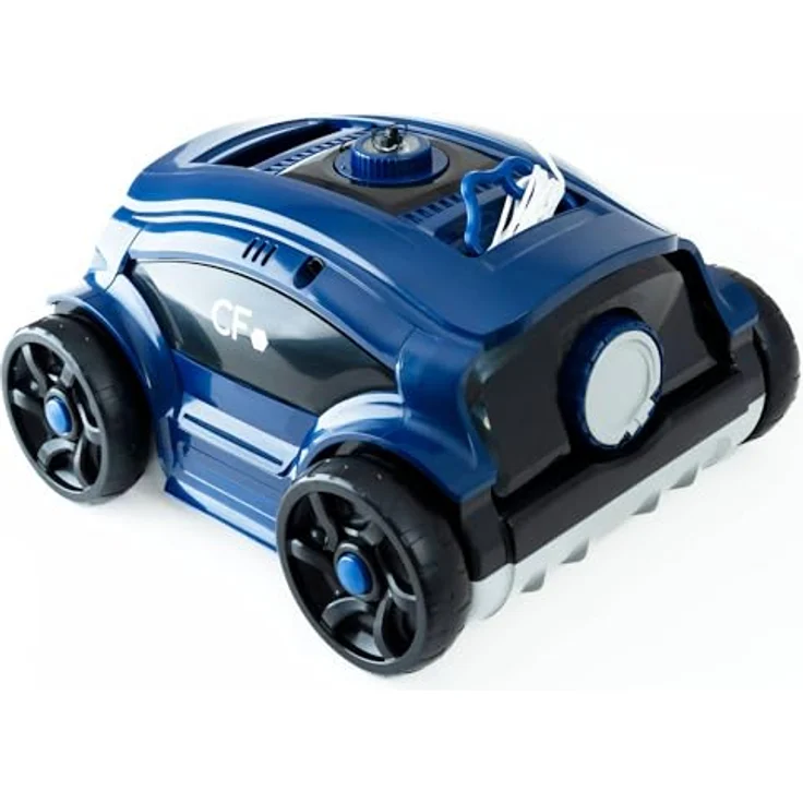 CF Reinigungsroboter Bodensauger Planet Pool blau inkl. Ladekabel, für Pools bis 100m², kabellos, schneller Reinigungszyklus – Bild 1