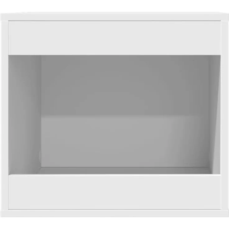 vidaXL Katzenklo Schrank, Katzenschrank Katzentoilette, Beistelltisch Katzenhaus, Verstecktes Design, Weiß Holzwerkstoff – Bild 5