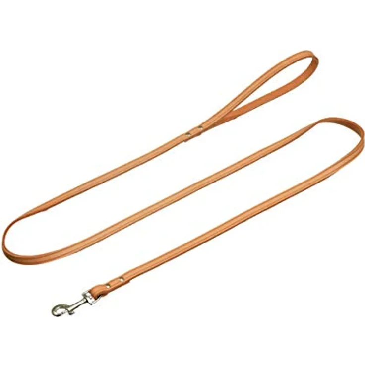 Karlie Leine Rondo, genietet L: 100 cm B: 12 mm natur