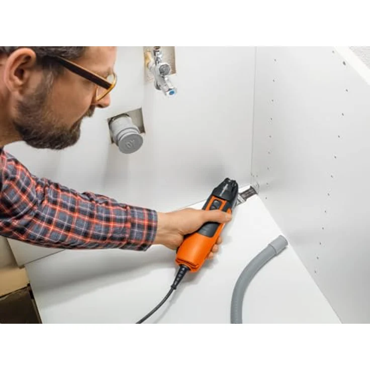 Fein Winkelschleifer CG 7-125, kompakter Winkelschleifer mit drehbarem Vollmetall-Getriebekopf und 250 W Motor – Bild 4