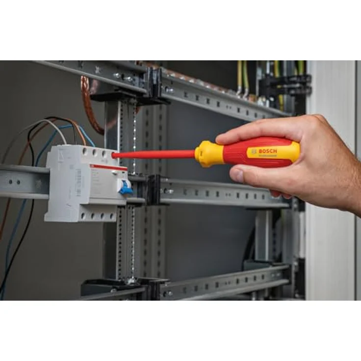 Bosch Professional VDE-Schraubendreher PH1x100, isoliert mit TPE, gelb – Bild 4