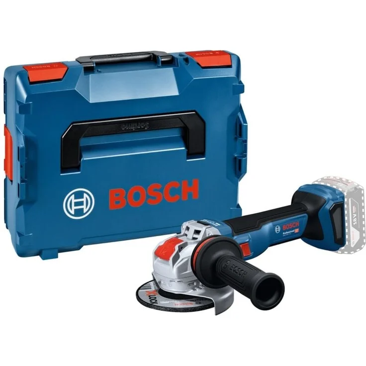 Bosch Professional GWX 18V-11 S, Akku-Winkelschleifer mit X-LOCK, 1100 Watt, inklusive Zubehör und L-BOXX – Bild 1
