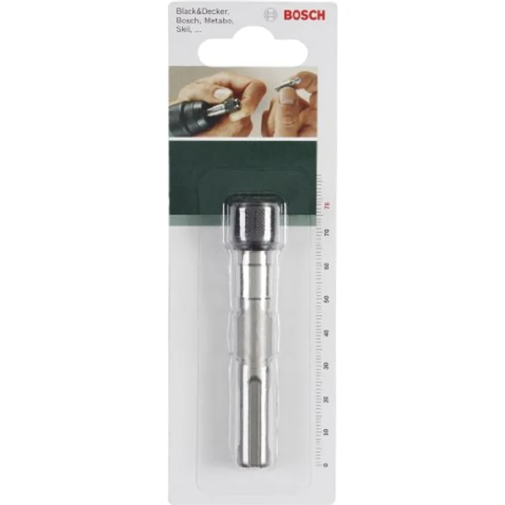 Bosch 2609255903 DIY Universalhalter 78 mm SDSplus Aufnahmeschaft mit Dauermagnet, mit Sprengring – Bild 2
