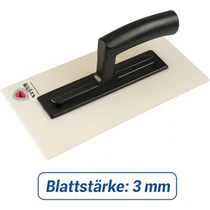 Schwan Glättekelle L.280mm B.130mm Ku-Blatt/-Stütze/-Heft Ku.S.3,0mm, 5er Pack für Gips und Putz – Bild 3