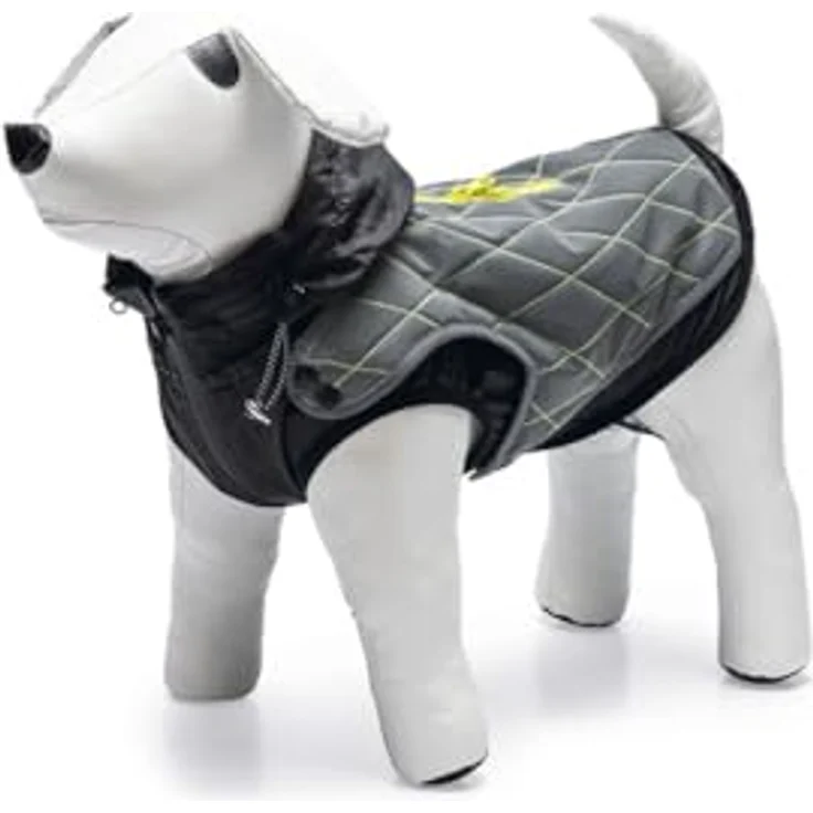 Beeztees Reflektierender Hundemantel Allia (55, Hundemantel), grau, wasserabweisend, mit reflektierenden Details - Preisvergleich – Bild 2