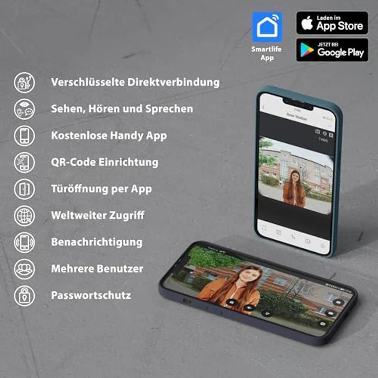 Goliath Intercom Funk Video Türklingel mit 120° Weitwinkelkamera, 7-Zoll-Monitor, Nachtsicht, IP65, interner Speicher für 100 Bilder, akkubetrieben – Bild 9