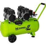 Zipper ZI-COM50SI, Kompressor mit 50 Litern Kesselvolumen, 8 bar und ölfreier Pumpe, 252 l/min