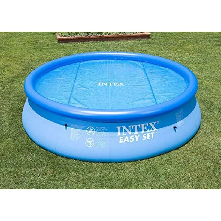 Intex Solarabdeckplane für Easy Frame Pool, isolierend, blau, Ø 457 cm – Bild 2