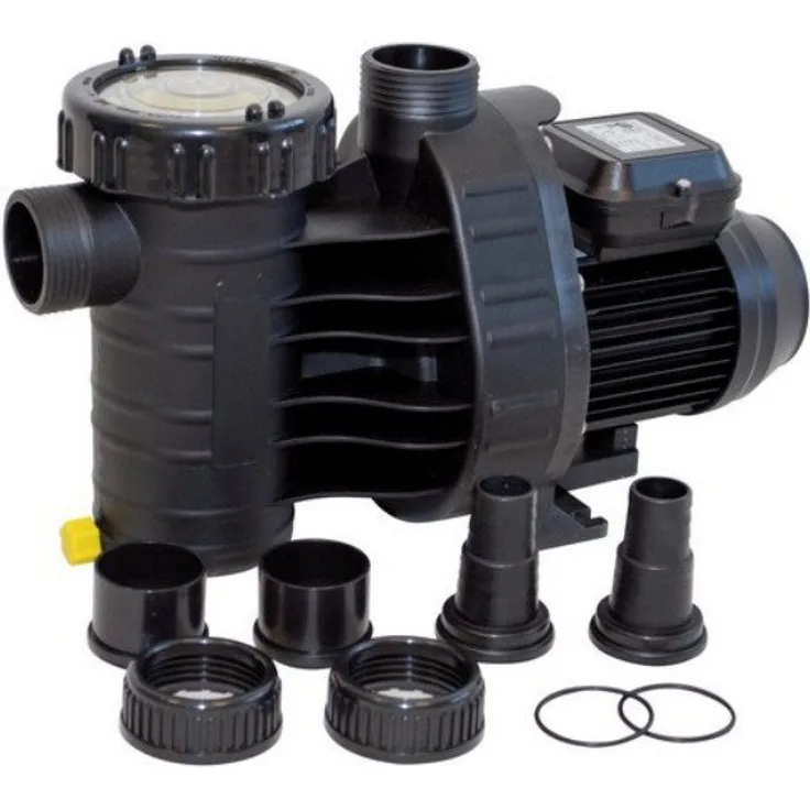 OKU Aqua Technix Aqua Plus 6, Umwälzpumpe 230V für kleine bis mittlere Sandfilteranlagen, selbstansaugend, mit integriertem Fasernfänger und hoher Sicherheit