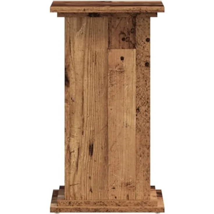 vidaXL Blumenständer Pflanzenständer Altholz-Optik 33x33x60 cm Holzwerkstoff (1 St) – Bild 4