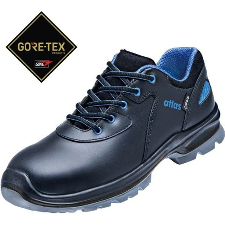 ATLAS Halbschuh GTX 563 XP 2.0 S3, Sicherheitsschuh mit GORE-TEX® Membran und INNOFLEX SYSTEM®, schwarz