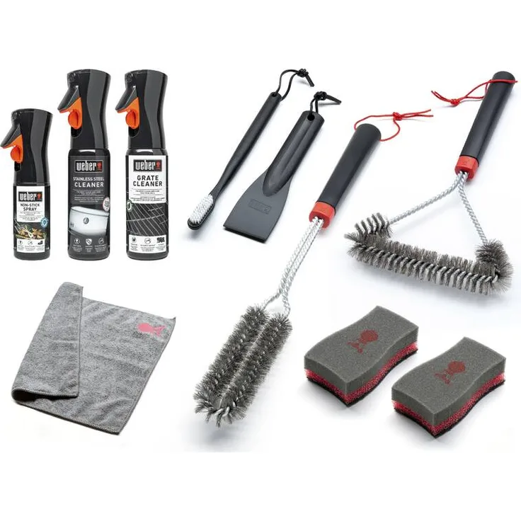 Reinigungsset für Edelstahl-Gasgrills