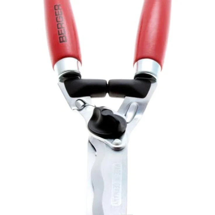 Berger Heckenschere Komfort 4590 mit Wellenschliff und Anschlagdämpfer, Länge 54 cm mittelgroß – Bild 4
