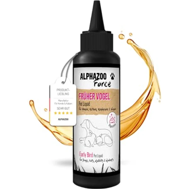 ALPHAZOO Darmonie Liquid für Hunde, 100 ml, natürliches Entwurmungsmittel zur Unterstützung der Verdauung und des Magen-Darm-Trakts – Bild 1