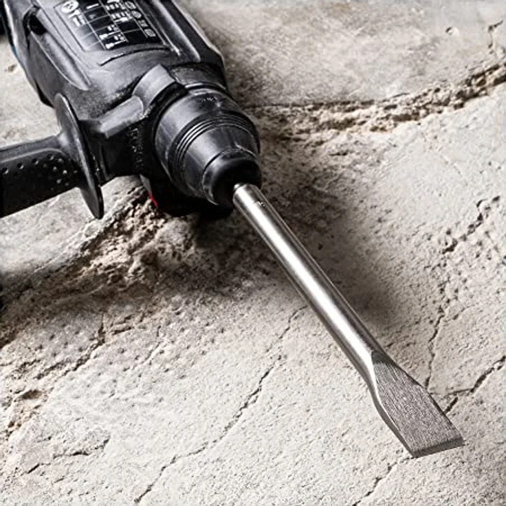 STIER SDS-Plus Flachmeißel 250 x 20mm, für Stemm- und Abbrucharbeiten in Beton und Mauerwerk, kraftvoll und langlebig – Bild 2