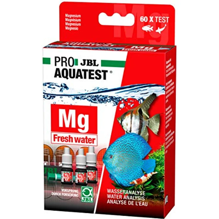 JBL Wassertest-Set, Für Süßwasser-Aquarien, ProAquaTest Mg Magnesium Fresh Water – Bild 1