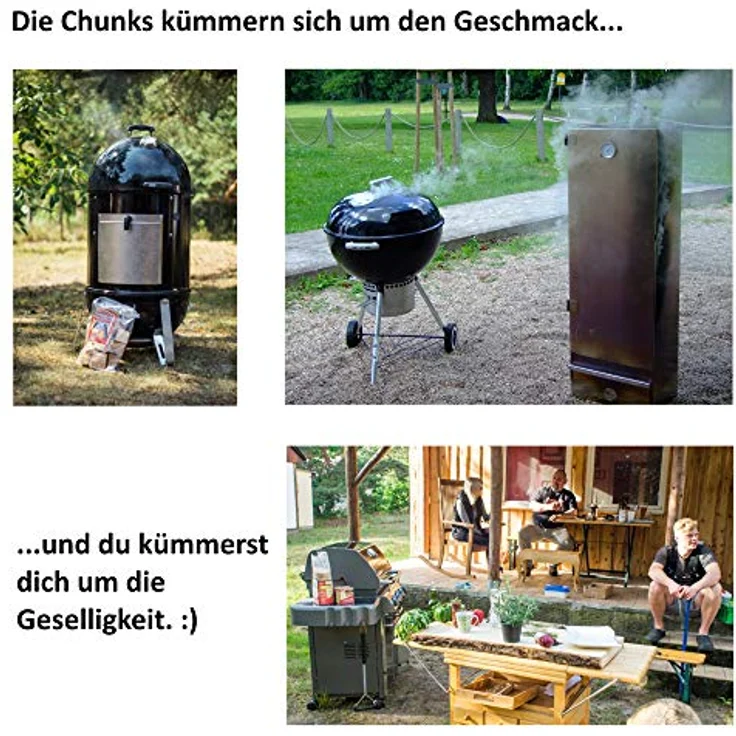 Axtschlag Wooden Barbecue Chunks - Cherry Wood (Kirschholz) - Grillholz – Bild 3