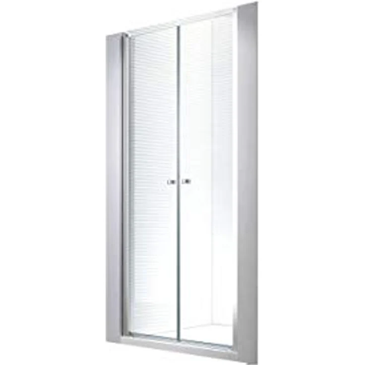 Glaszentrum Hagen Dusch-Pendeltür - 120x195cm Nischentür Pendeltür - 6mm - ESG Glas - in Klar – Bild 1