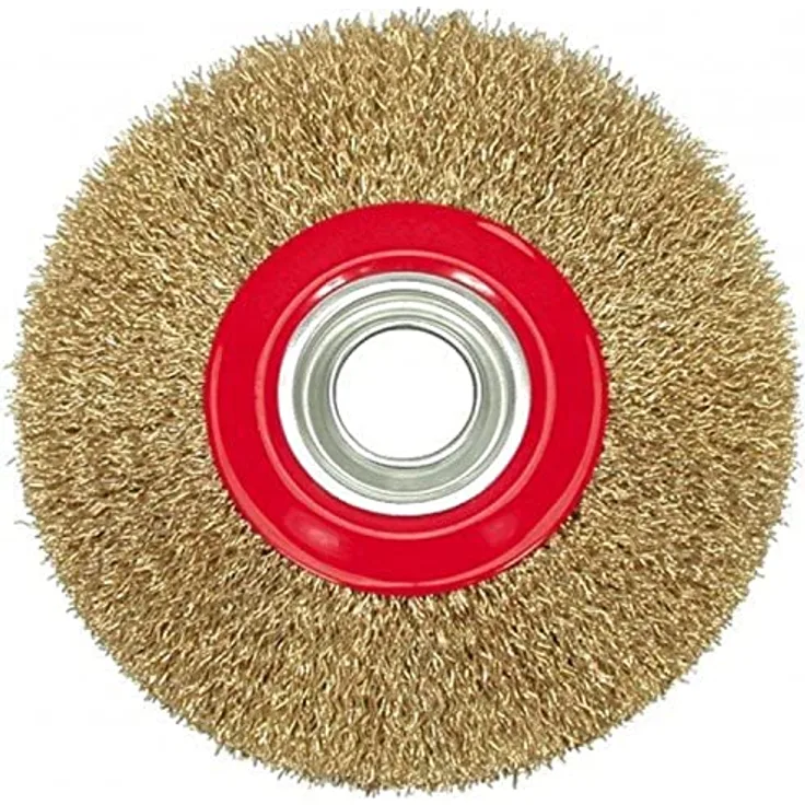 VOREL Stahldraht-Scheibenbürste 150mm, für effektive Reinigung und Oberflächenbearbeitung, Deutschland
