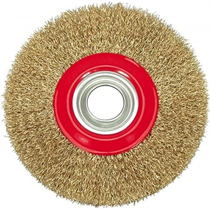 VOREL Stahldraht-Scheibenbürste 150mm, für effektive Reinigung und Oberflächenbearbeitung, Deutschland
