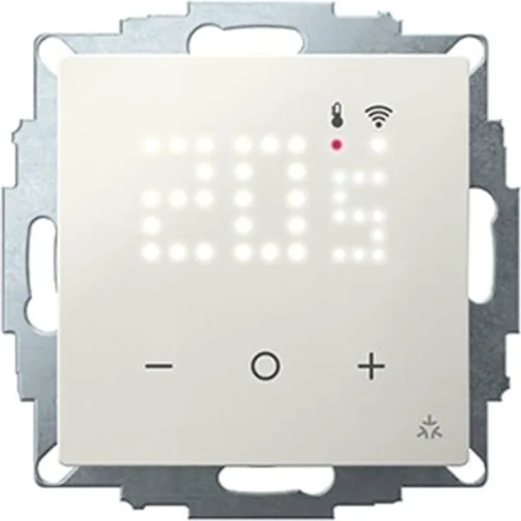 EBERLE UTE 3500, Programmierbarer Thermostat mit digitaler Anzeige und Smart Home Anbindung, RAL9016