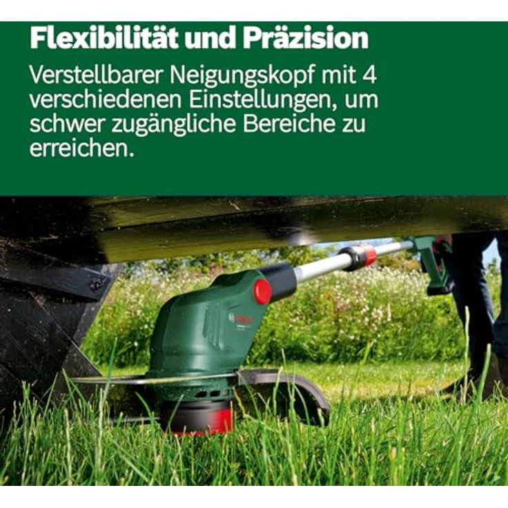 BOSCH Akku-Rasentrimmer UniversalGrassCut 18V-26-500 Solo, 18Volt - Ergonomischer Griff, Teleskop-Höhenverstellung, POWER FOR ALL Alliance – Bild 6