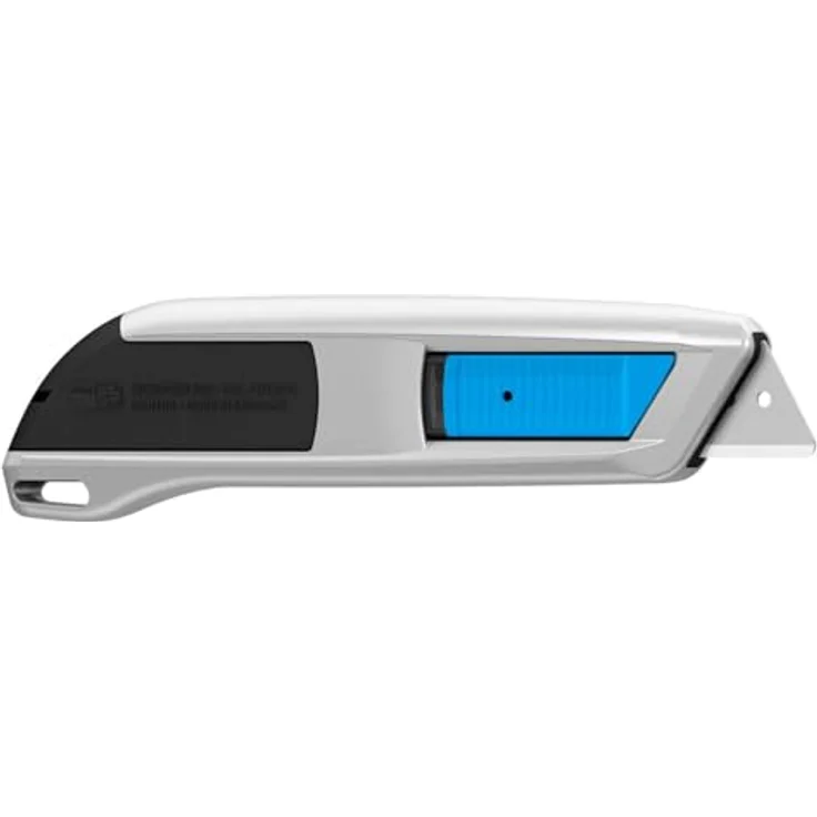 Martor Secunorm 500, Sicherheitsmesser mit Hakenklinge, ergonomischer Aluminiumgriff, automatischer Klingenrückzug – Bild 13