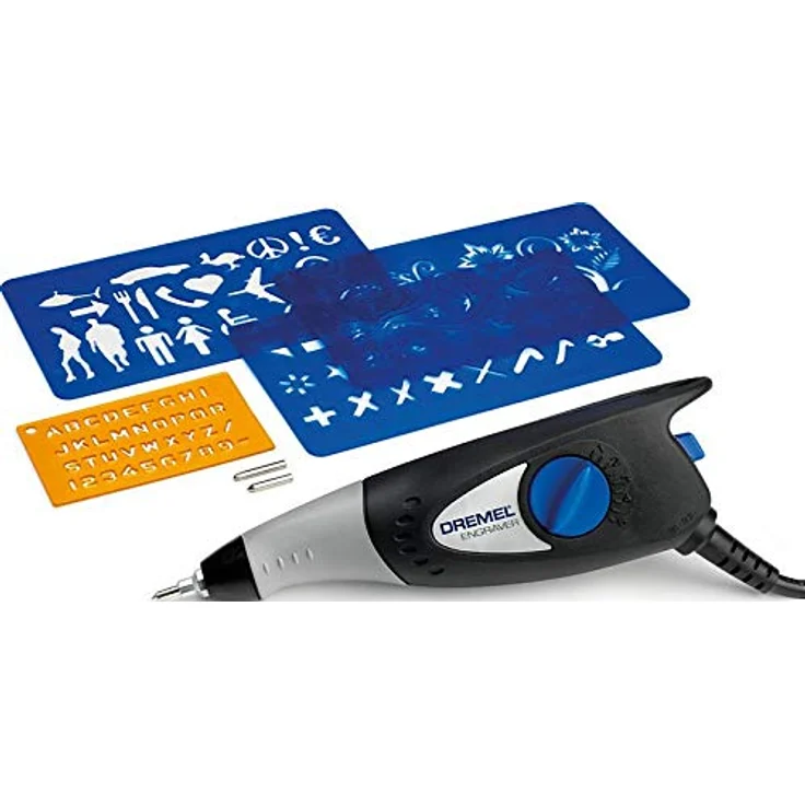 Dremel 290 Multifunktions Gravurgerät, 35 Watt, Gravierer Set mit 3 Zubehören und 4 Aufsätzen zum Gavieren in Holz, Glas Keramik, Metall, Kunststoff, Holz und Leder – Bild 2