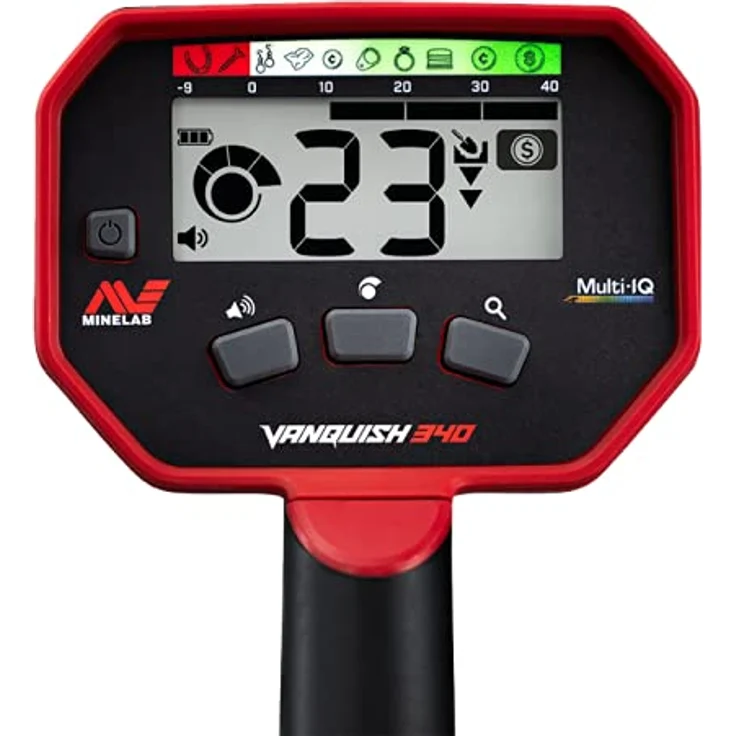 Minelab Metalldetektor Vanquish 340, Multifrequenz, mit V10 Suchspule, 3 Suchmodi – Bild 3