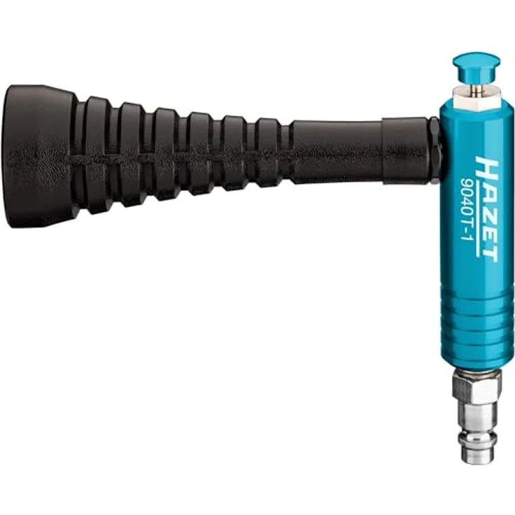 Hazet Turbo Ausblaspistole 9040T-1, Druckluftwerkzeug mit Verwirbelungsdüse für effektive Reinigung, 80 l/min Luftbedarf – Bild 2