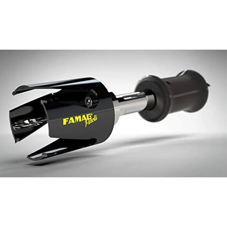 FAMAG Lochsäge 4-tlg., Pumpshank mit Adapter und HSS-Zentrierbohrer – Bild 3