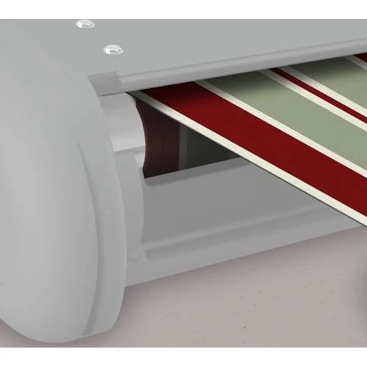 Four & More elektrische Vollkassettenmarkise Eclipse Premium 4x3m mit hochwertigem Polyacryltuch (PA) in Wildrose, UV-Schutz 50+ und Smarthome-fähigem Dooya Markenmotor – Bild 3