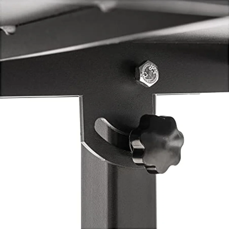 STIER Materialständer, höhenverstellbar 710-960 mm, Tragkraft 50 kg, Neigung verstellbar 0-45°, mobil mit 4 Lenkrollen, Werkstattausrüstung – Bild 5