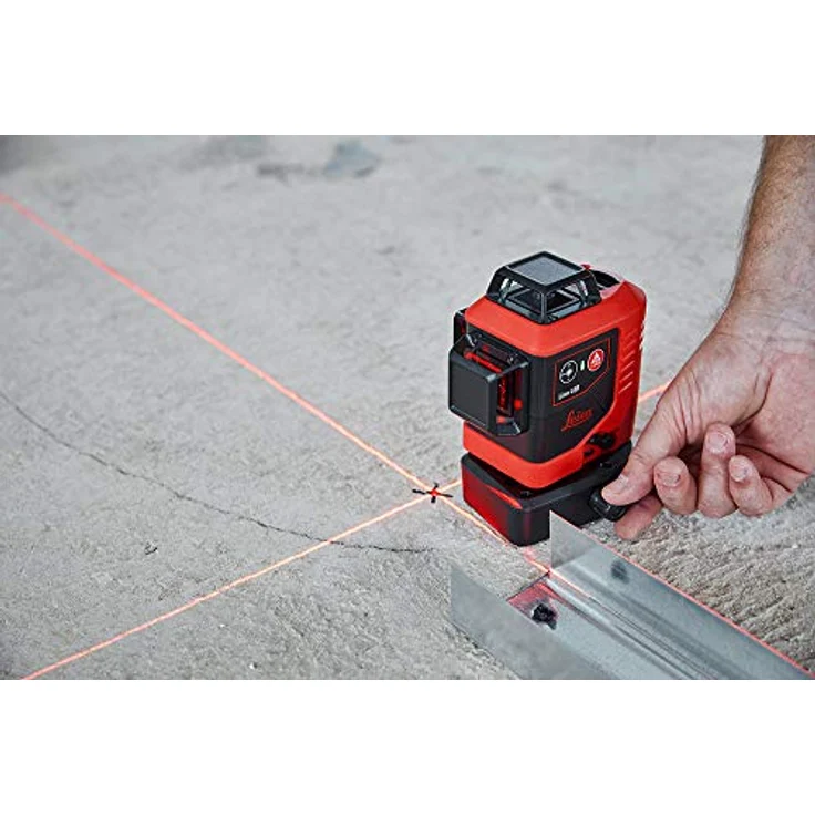 Leica LINO L6Rs-1, selbstnivellierender Linienlaser rot mit 3x360° Laserlinien und Alkaline Batterien – Bild 5