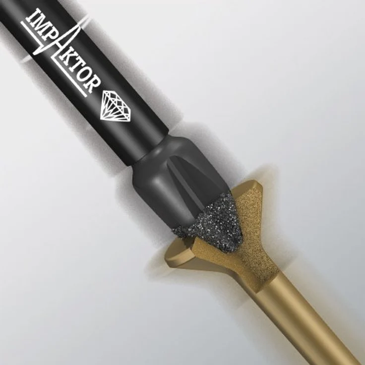 Wera 05057606001 Vielzahn-Bit 6 F 6.3, Hochwertige Impaktor Bits mit Diamantpartikelbeschichtung, 10 Stück – Bild 6