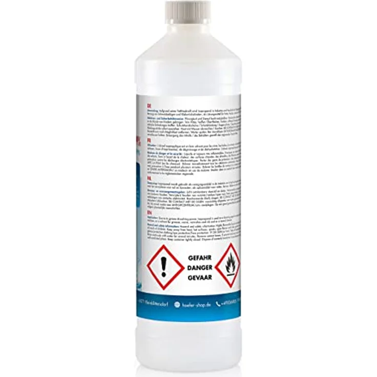 30 x 1 L Isopropanol 99,9% IPA von Höfer Chemie frisch abgefüllt in handliche 1 L Flaschen - perfekt als Lösungsmittel und Fettlöser geeignet – Bild 3