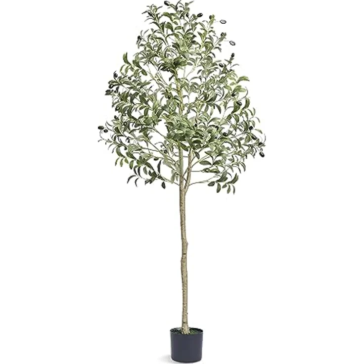 VEVOR Künstlicher Olivenbaum 60x60x155cm aus PE, geruchslos und wasserdicht, ideal für Wohnzimmer und Schlafzimmer – Bild 1